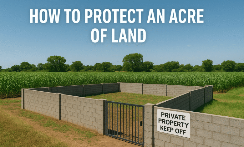 How To Protect An Acre Of Land: 6 Practical Steps
